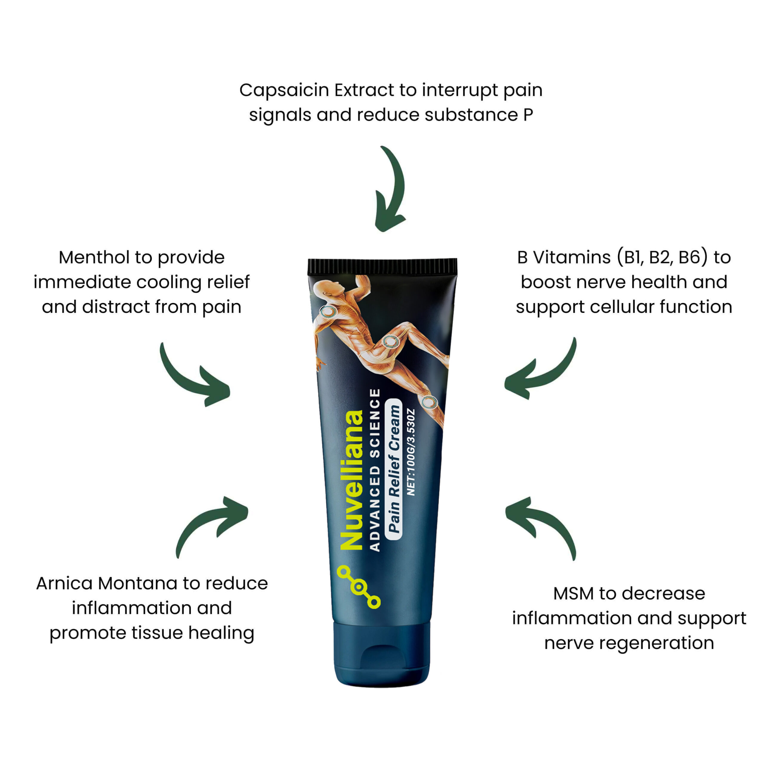 Nuvelliana Pain Relief Cream