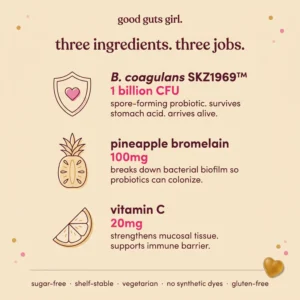 Good Guts Girl Bloom Vaginal Probiotic Gummies